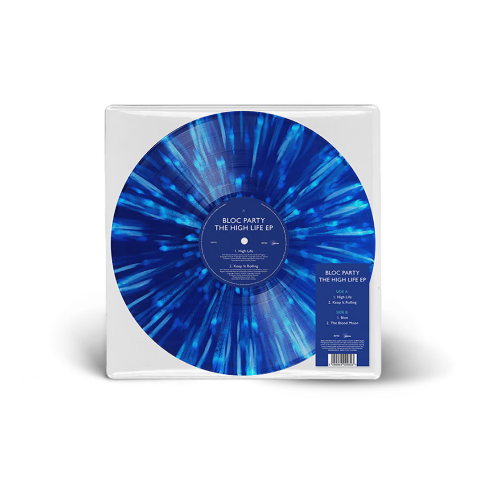 Bloc Party / The High Life LP Blue Splatter Vinyl RSD 2024