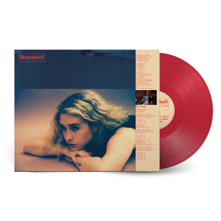 Blondshell / If You Asked For A Picture LP Model Rockets Red Vinyl