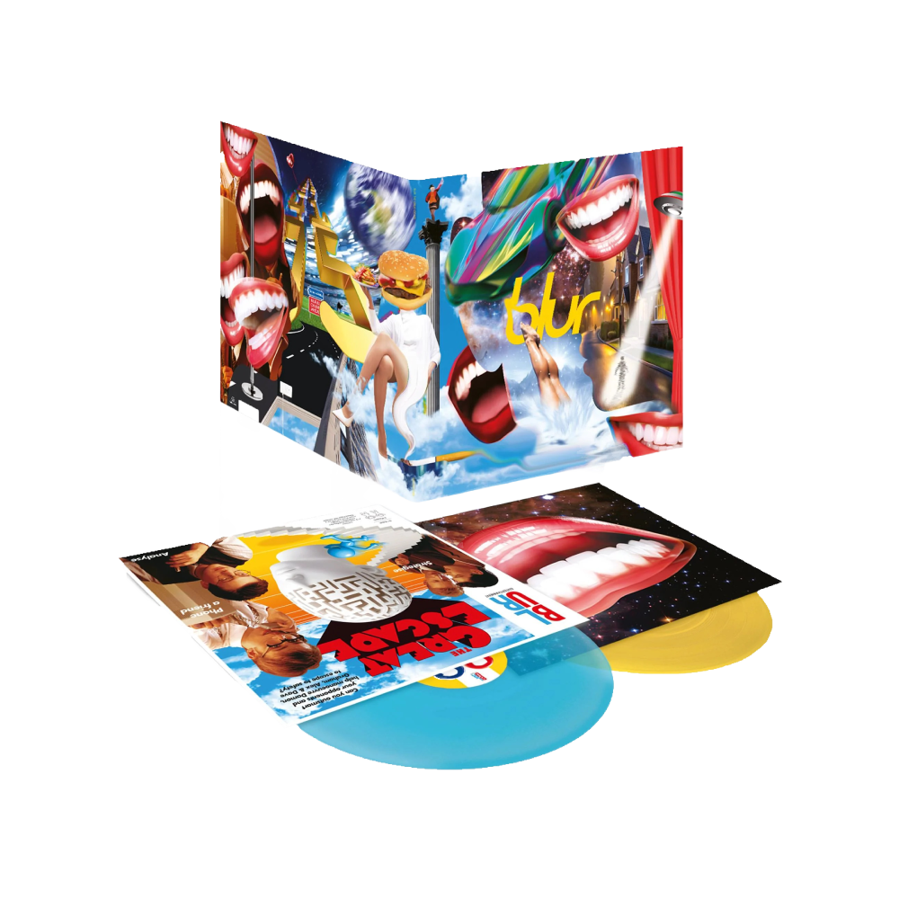 Blur / The Great Escape 2xLP Yellow (Disc 1) & Blue (Disc 2) Vinyl