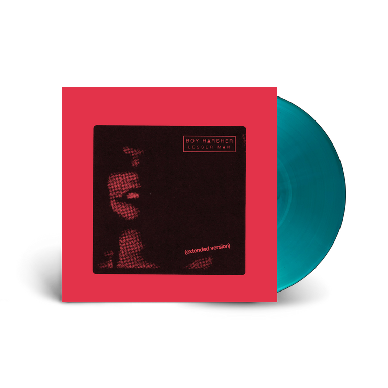 Boy Harsher / Lesser Man (Extended Version) LP Limited Clear Aquamarine Vinyl