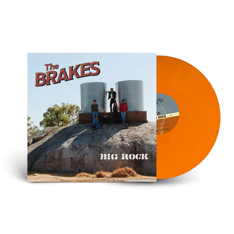 The Brakes / Big Rock LP Recycled Dirt Orange Vinyl