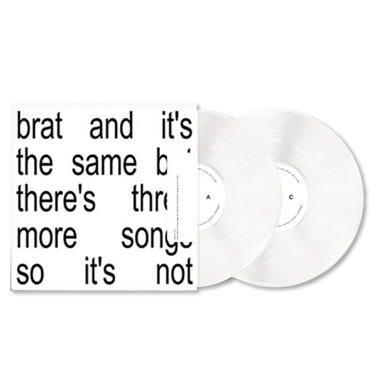 Charli XCX / brat and it's the same but there's three more songs so it's not 2xLP 140g White Vinyl