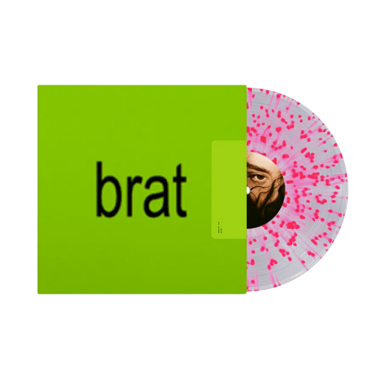 Charli XCX / Brat LP Clear with Pink Splatter Vinyl