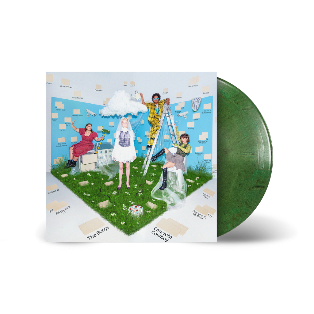 The Buoys / Concrete Cowboy LP Recycled Green Regrind Vinyl ***PRE-ORDER***