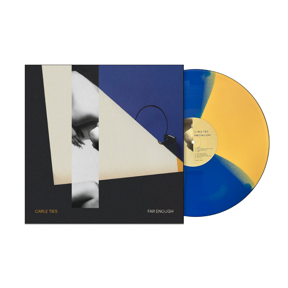 Cable Ties / Far Enough LP Tri-Colour Vinyl