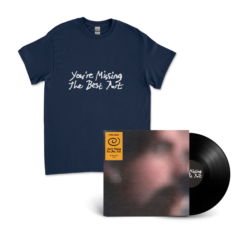 Chris Lanzon / You’re Missing The Best Part LP Black Vinyl & Navy T-Shirt