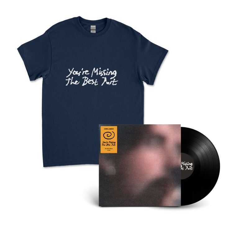 Chris Lanzon / You’re Missing The Best Part LP Black Vinyl & Navy T-Shirt