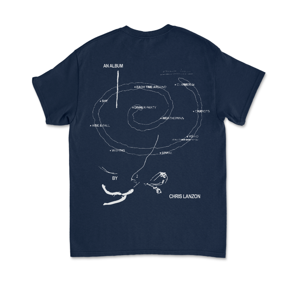 Chris Lanzon / You’re Missing The Best Part Navy T-Shirt