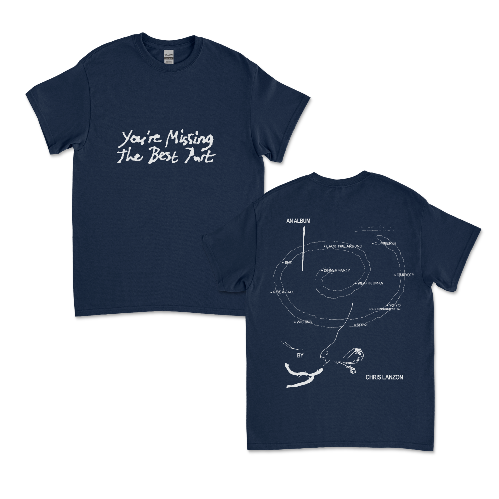 Chris Lanzon / You’re Missing The Best Part LP Black Vinyl & Navy T-Shirt