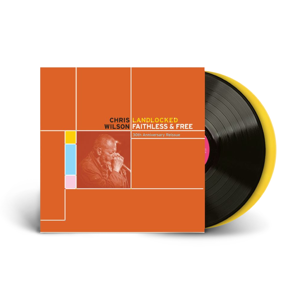 Chris Wilson / Landlocked, Faithless & Free - 30th Anniversary Reissue 2xLP Black and Yellow Vinyl