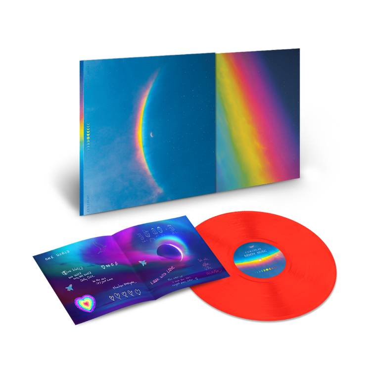 Coldplay / Moon Music LP Indie Exclusive Red Eco Vinyl