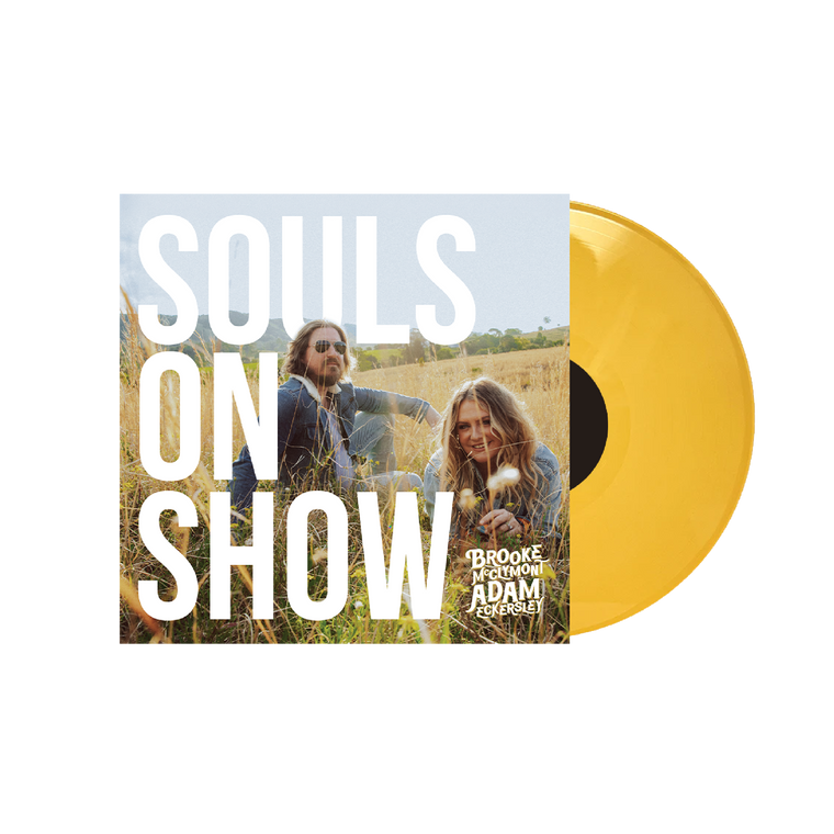 Brooke McClymont & Adam Eckersley / Souls on Show LP Mustard Vinyl