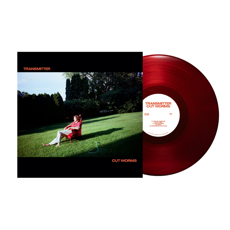 Cut Worms / Transmitter LP Clear Red Vinyl