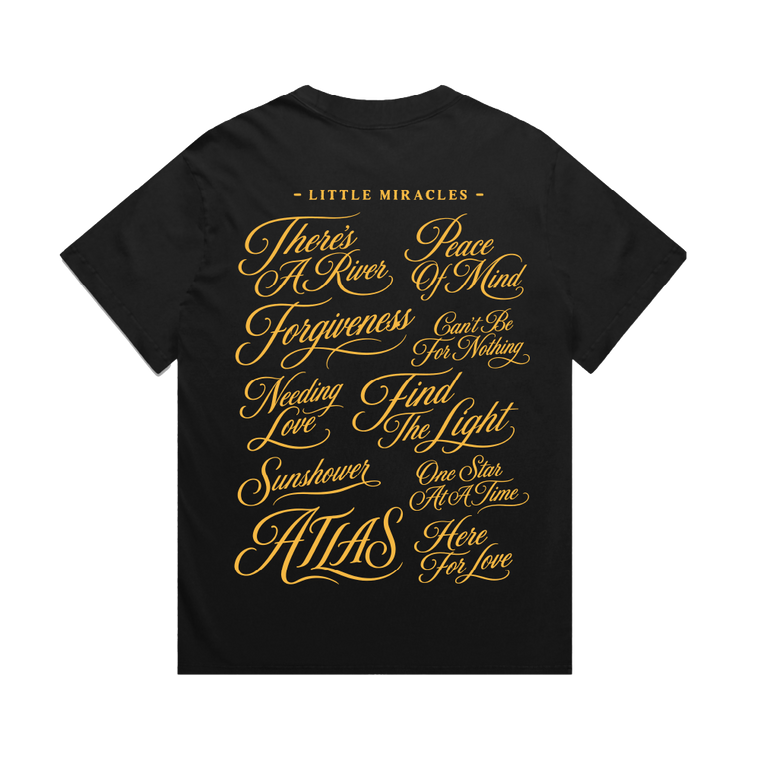Dan Sultan / Little Miracles Black T-Shirt & Digital Download ***PRE-ORDER***
