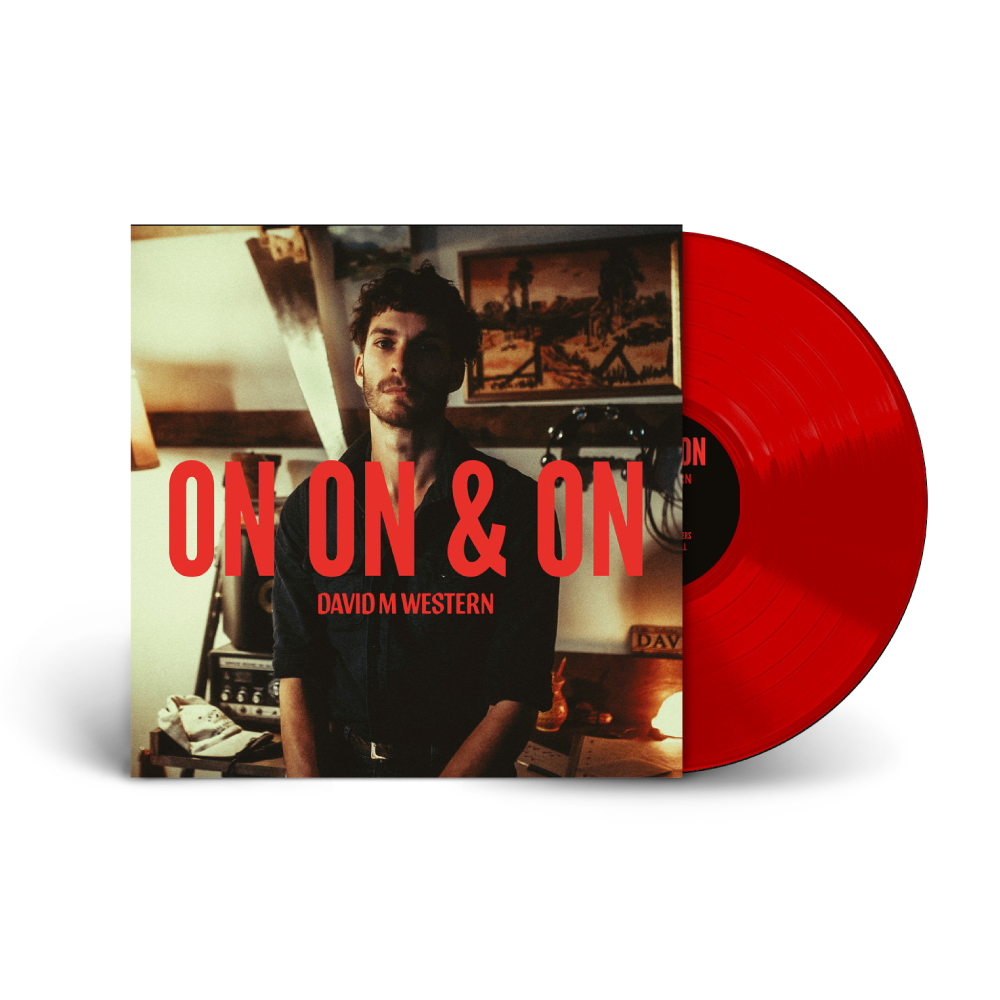 David M Western / On On & On LP Limited Edition Red Vinyl