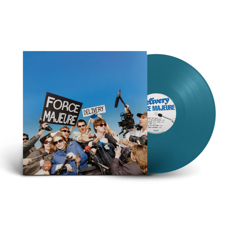 Delivery / Force Majeure LP Signed Sky Blue Vinyl