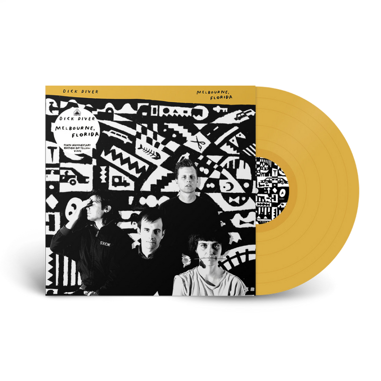 Dick Diver / Melbourne, Florida LP 10th Anniversary Yellow Vinyl