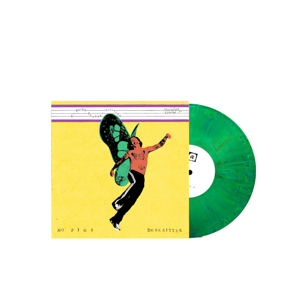 Dr Sure's Unusual Practice 'No Pigs / Desksitter' 7" Recycled Green Recycled Vinyl