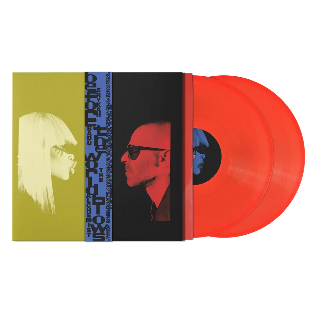 Erykah Badu & The Alchemist / Before The World Blows: The Abi And Alan Experiment 2xLP Transparent Neon Orange Vinyl ***PRE-ORDER***