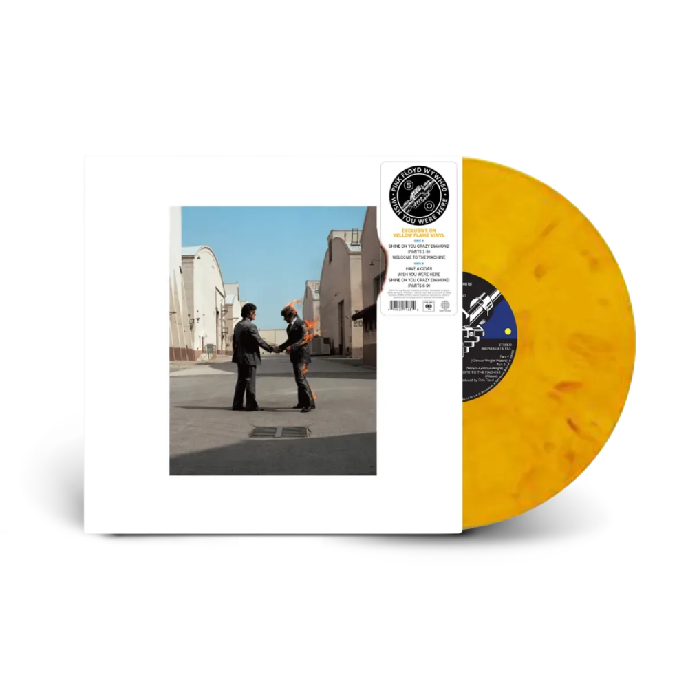 Pink Floyd / Wish You Were Here LP Yellow Flame Vinyl