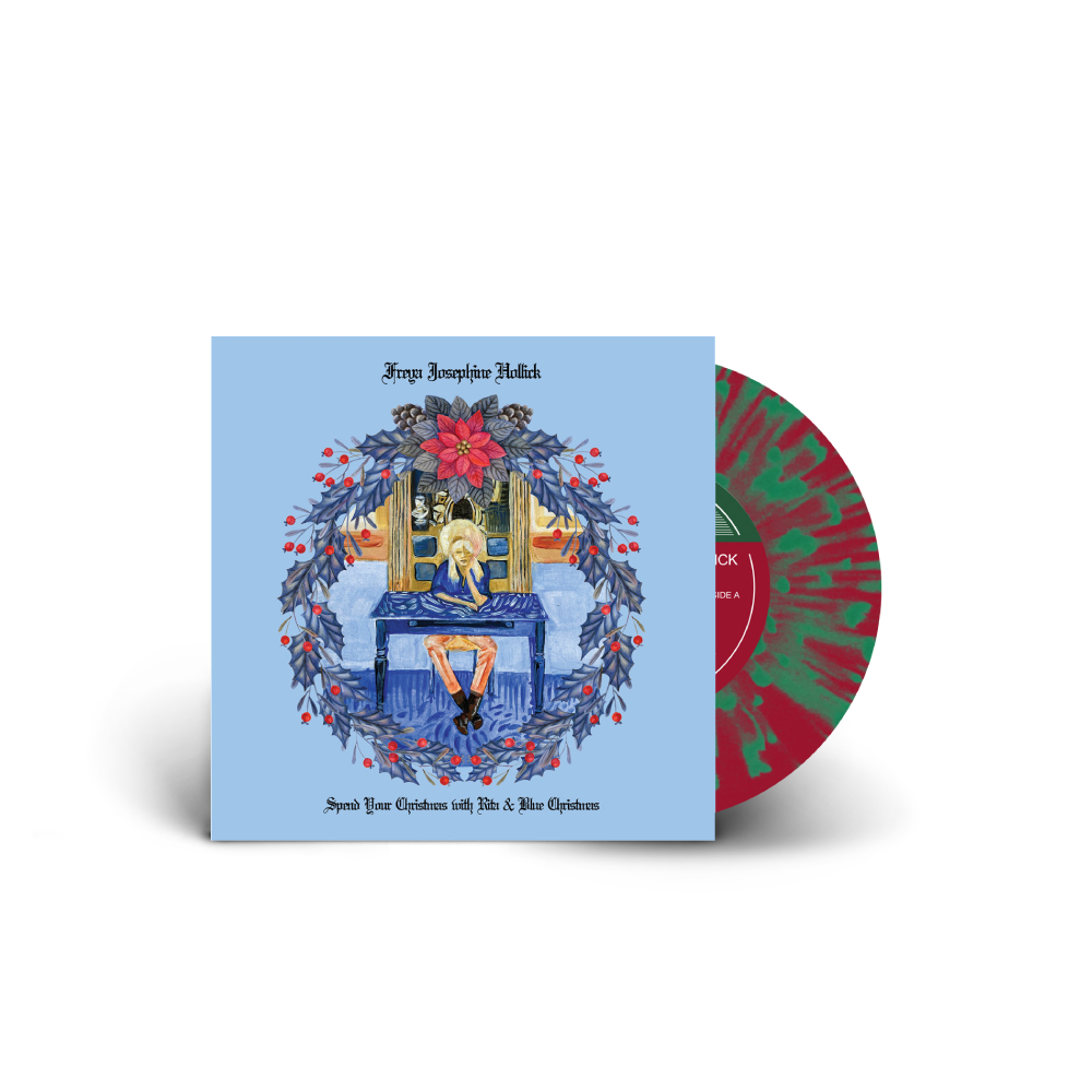 Freya Josephine Hollick / Spend Your Christmas With Rita 7" Red & Green Splatter Vinyl