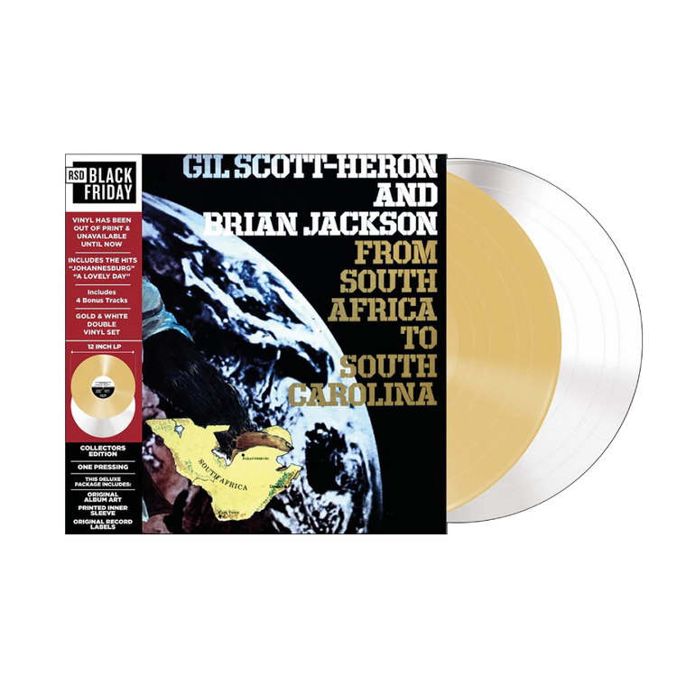 Gil Scott-Heron & Brian Jackson / From South Africa To South Carolina 2xLP Gold & White Vinyl RSD 2024