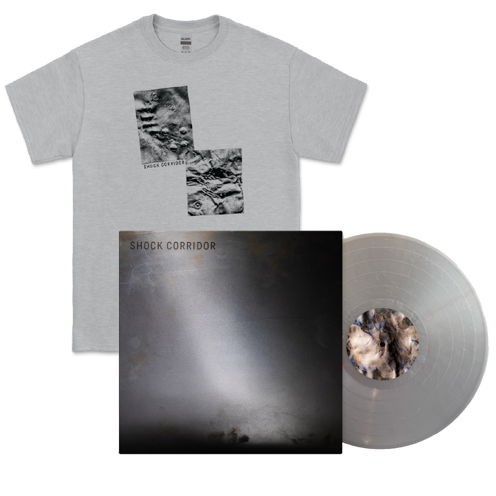 Shock Corridor / Shock Corridor LP Metallic Grey Vinyl & Metal Grey Tee Bundle ***PRE-ORDER***