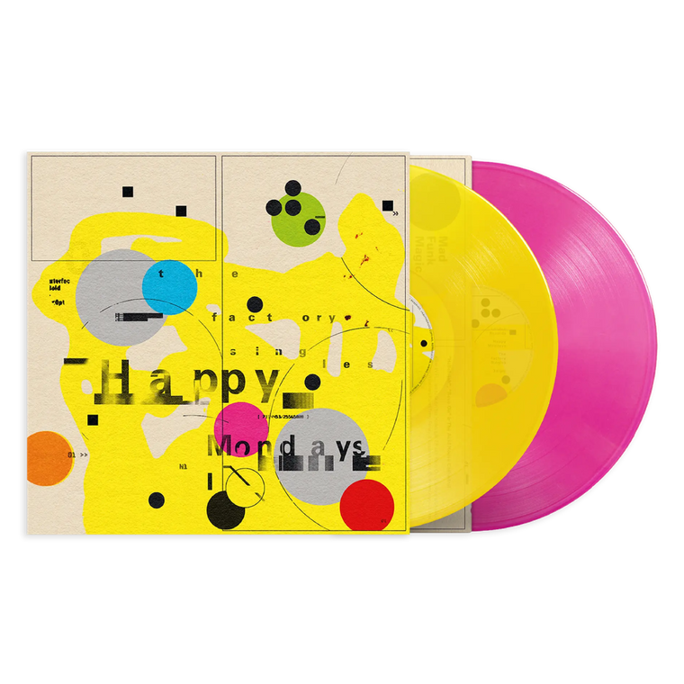 Happy Mondays / Factory Singles: Best Of 2xLP Yellow & Magenta Vinyl
