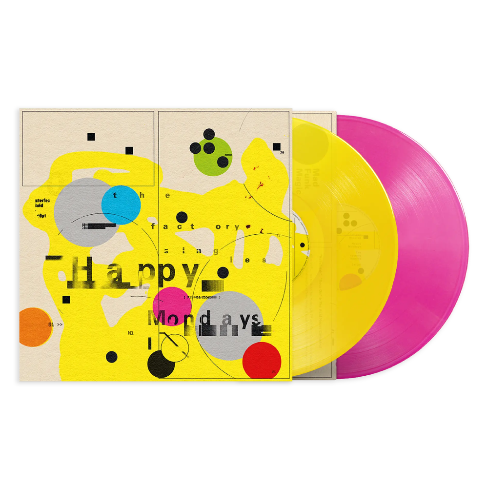 Happy Mondays / Factory Singles: Best Of 2xLP Yellow & Magenta Vinyl