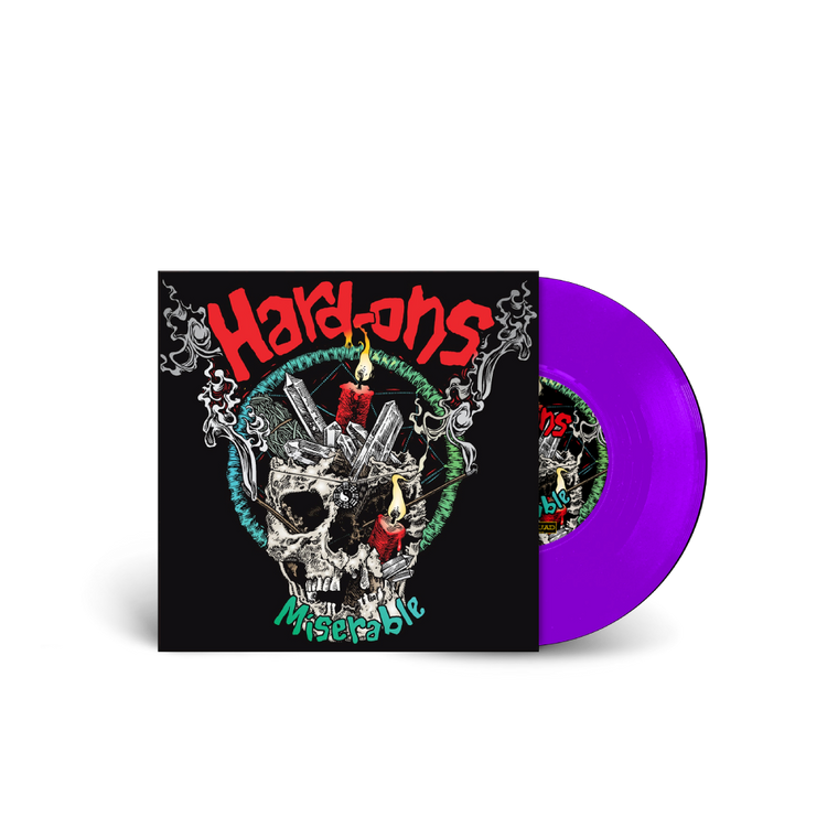 Hard Ons / Miserable 7" Purple Vinyl