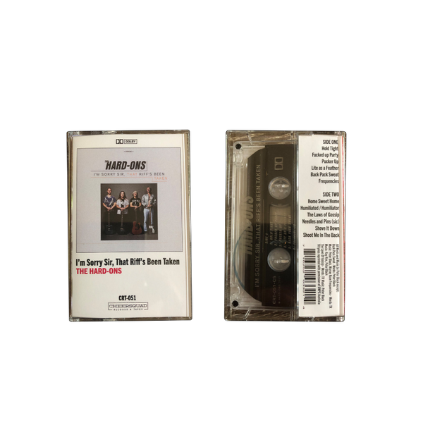 Hard Ons / I’m Sorry Sir, That Riff’s Been Taken Cassette – sound-merch ...