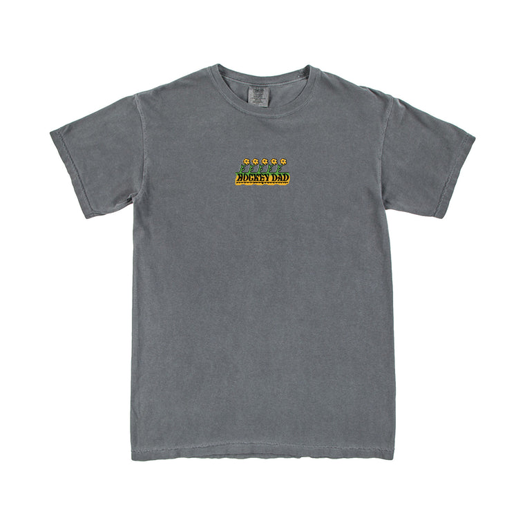 Hockey Dad / Flowers T-Shirt Pepper