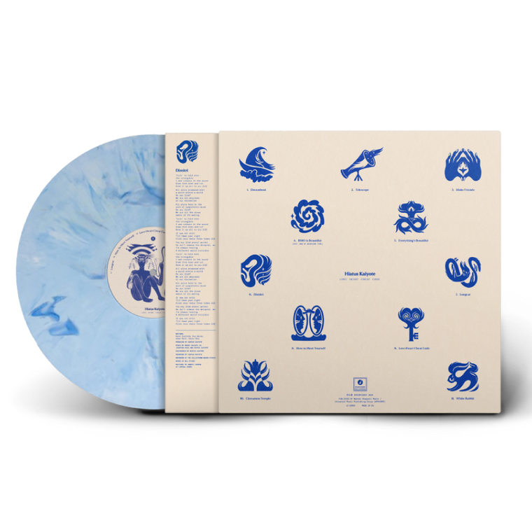 Hiatus Kaiyote / Love Heart Cheat Code LP Blue & White Vinyl