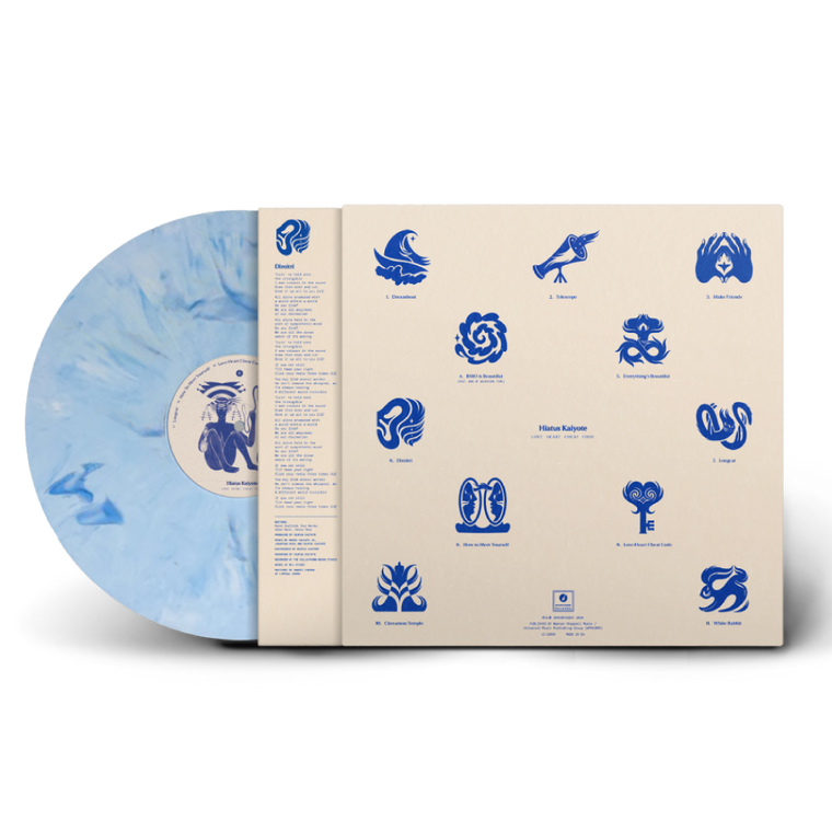 Hiatus Kaiyote / Love Heart Cheat Code LP Blue & White Vinyl ***PRE-ORDER***