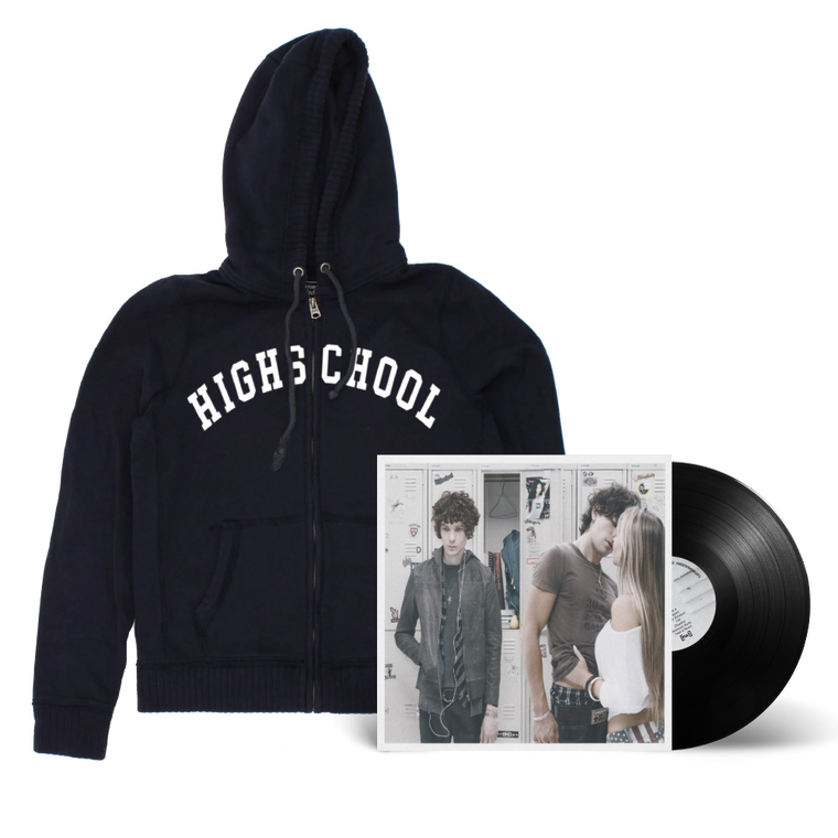 HighSchool Varsity Hoodie & Black Vinyl LP Bundle