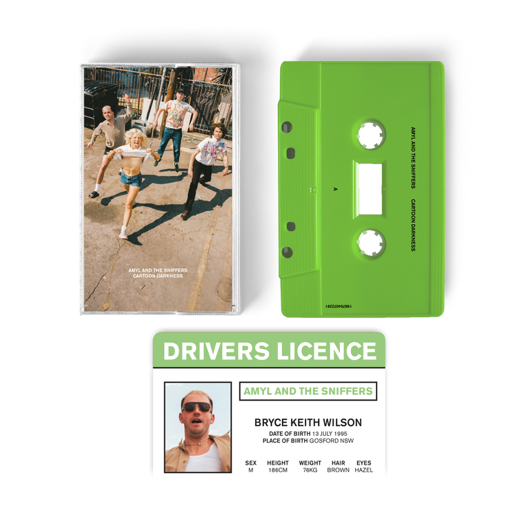 BRYCE'S GREEN CARTOON DARKNESS CASSETTE (Australian customers only)