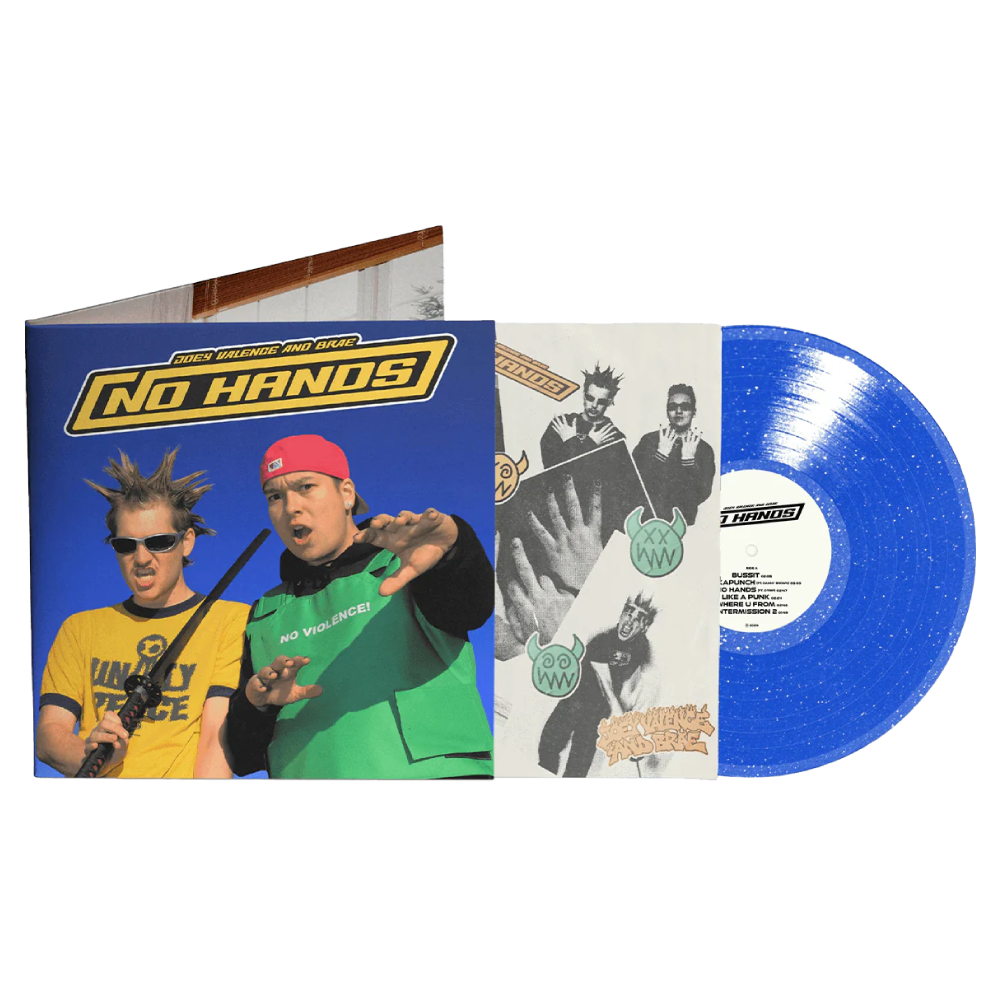 Joey Valence & Brae / No Hands LP Blue Sparkles Vinyl