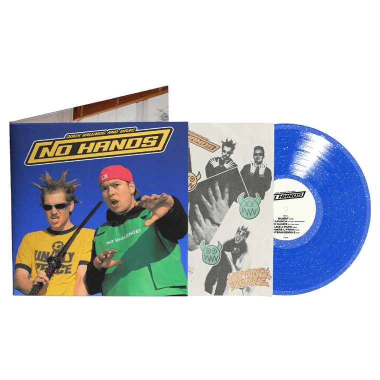 Joey Valence & Brae / No Hands LP Blue Sparkles Vinyl