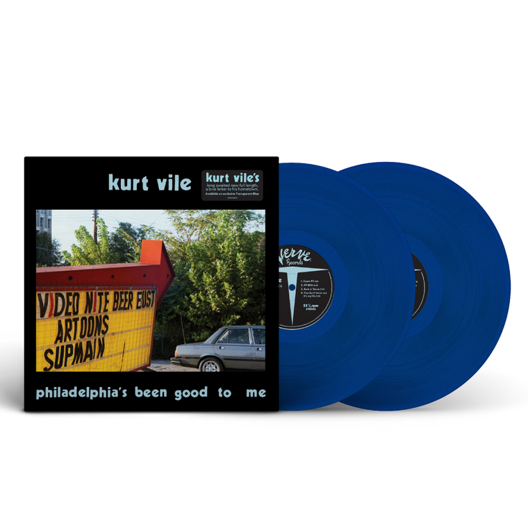 Kurt Vile / Philadelphia's been good to me 2xLP Transparent Blue Vinyl ***PRE-ORDER***