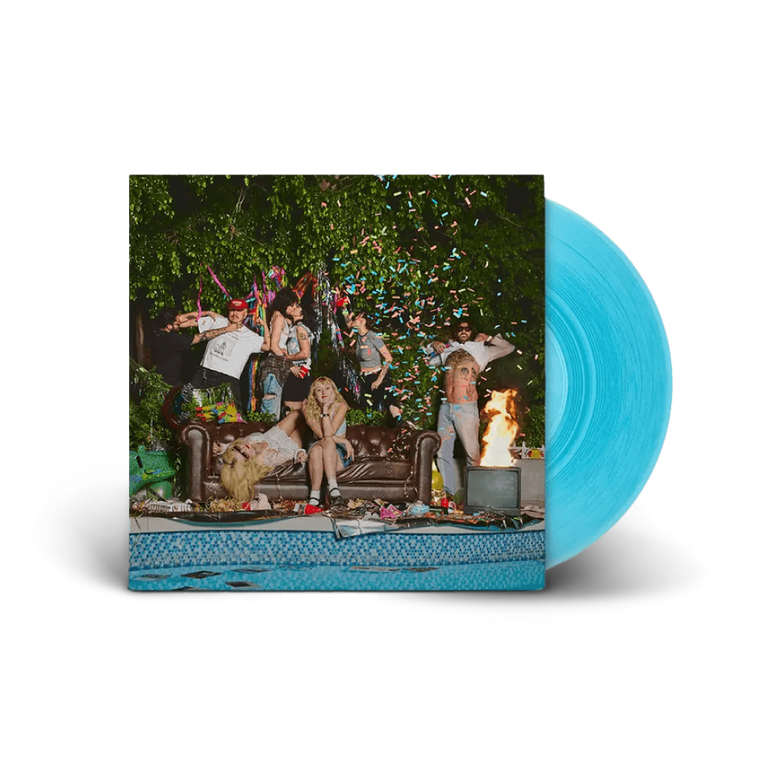 Lambrini Girls / Who Let The Dogs Out LP Translucent Blue Vinyl