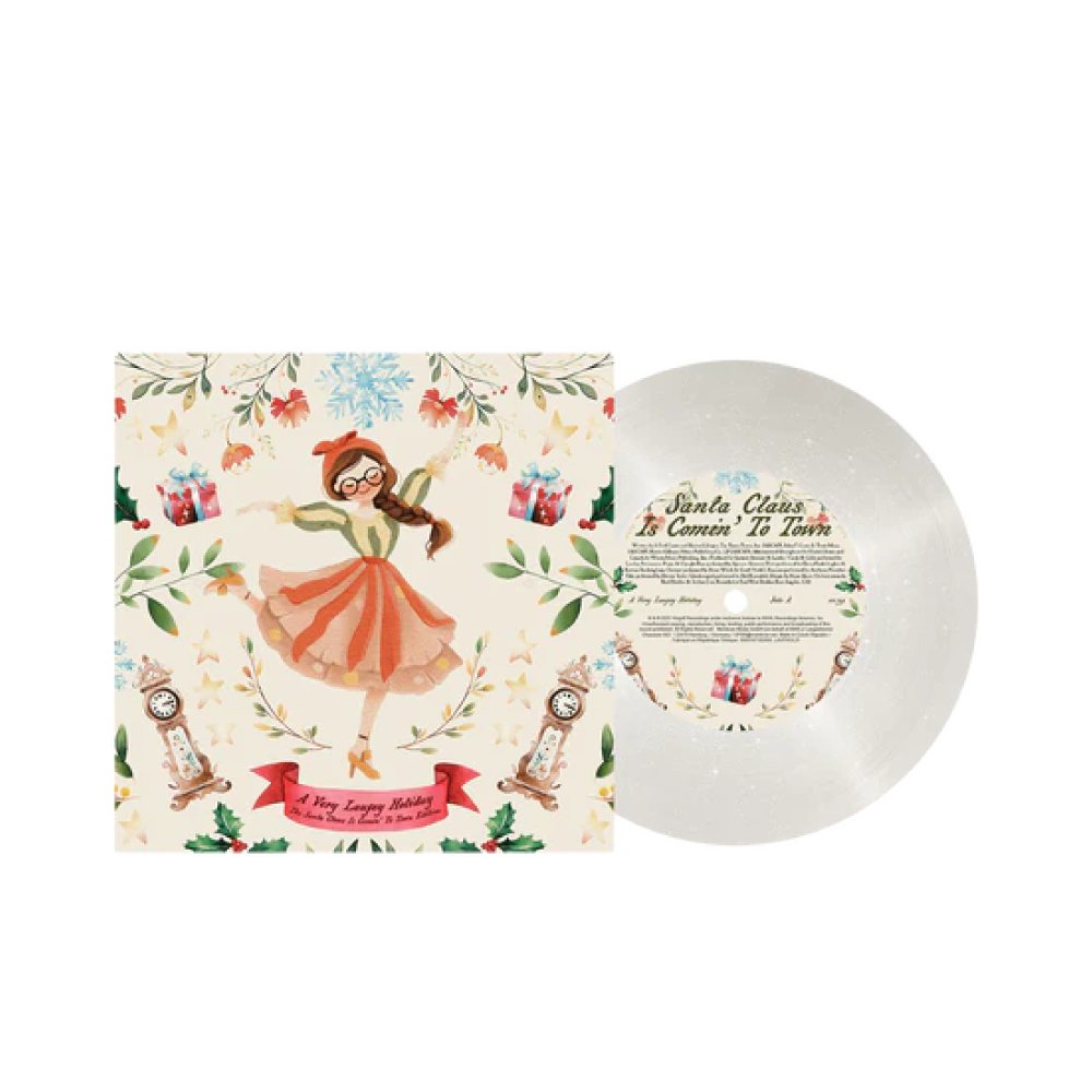 Laufey / A Very Laufey Holiday: Santa Claus Is Comin' To Town Edition 7" Snow Globe Glitter Vinyl