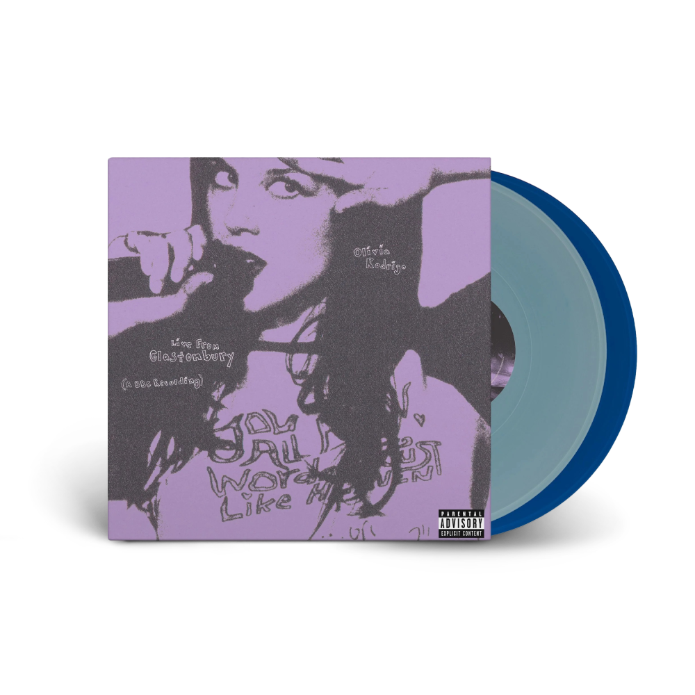 Olivia Rodrigo / Live From Glastonbury 2xLP Light Blue & Cobalt Vinyl