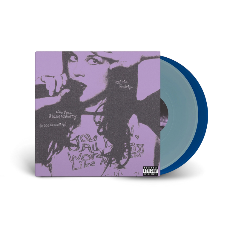 Olivia Rodrigo / Live From Glastonbury 2xLP Light Blue & Cobalt Vinyl
