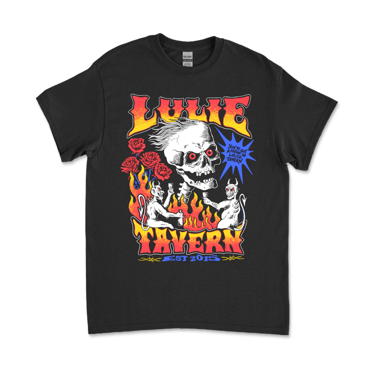 Lulie Tavern / ‘You’ve Got a Friend in Lulie Tavern’ by Amy Jean T-Shirt