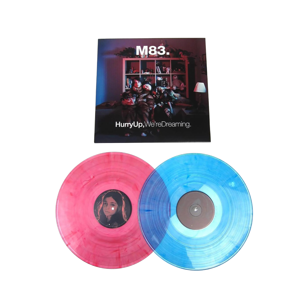 M83 / Hurry Up, We're Dreaming: 15th Anniversary 2xLP Clear Pink & Clear Blue Vinyl
