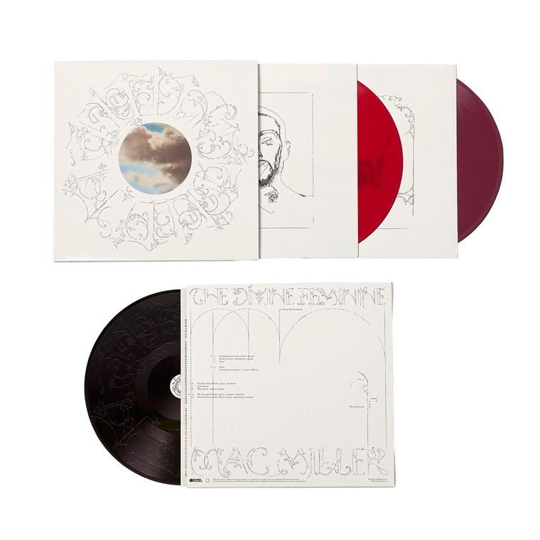 Mac Miller / The Divine Feminine 3xLP Apple + Fruit Punch + Black Ice Vinyl
