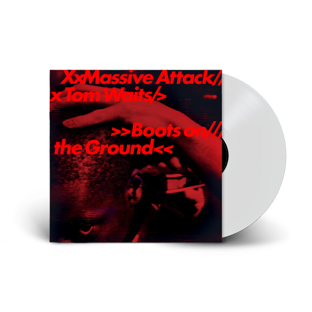 Massive Attack & Tom Waits / Boots On The Ground 12" 180g 'EcoSonic' Red, White & Blue Random Coloured Vinyl ***PRE-ORDER***