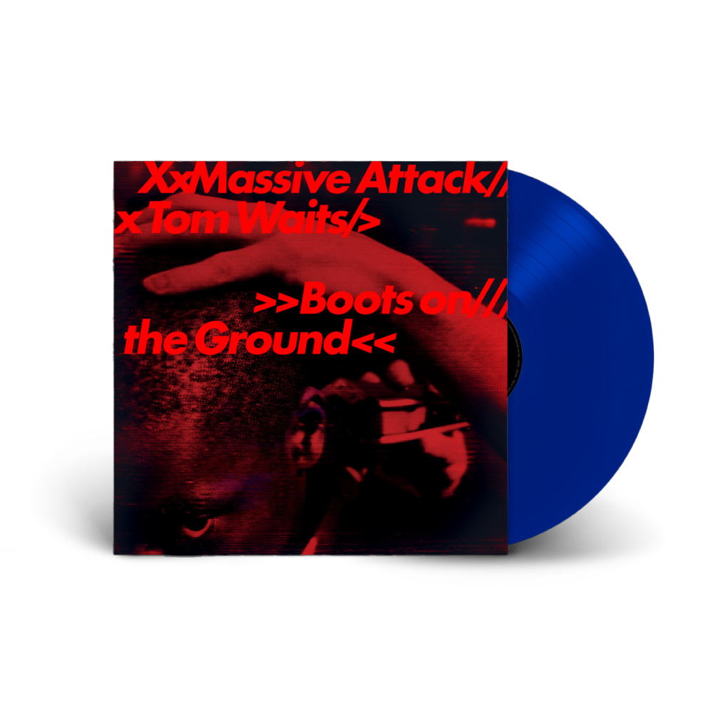 Massive Attack & Tom Waits / Boots On The Ground 12" 180g 'EcoSonic' Red, White & Blue Random Coloured Vinyl ***PRE-ORDER***