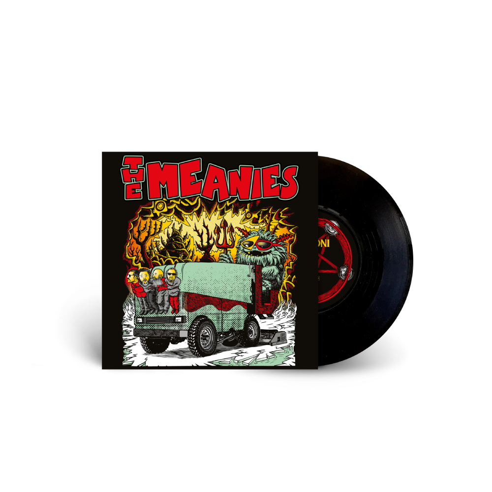 The Meanies / ZAMBONI / I AGREE 7" Black Vinyl ***PRE-ORDER***