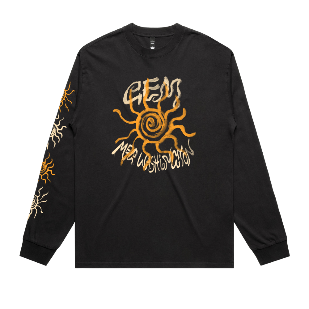 Meg Washington / GEM Sun Faded Black Longsleeve